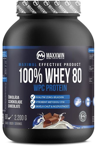 MAXXWIN 100% Whey 80 2200 g, chocolate - Protein - Main image
