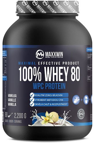 MAXXWIN 100% Whey 80 2200 g, vanilla - Protein - Main image