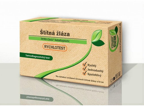 VITAMIN STATION Rychlotest Štítná žláza - Domácí test - Hlavní obrázek