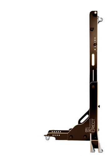 MARRON RACING Bikerect - bike stand/bike rack made of birch plywood, dark brown - Bicycle Stand - Main image