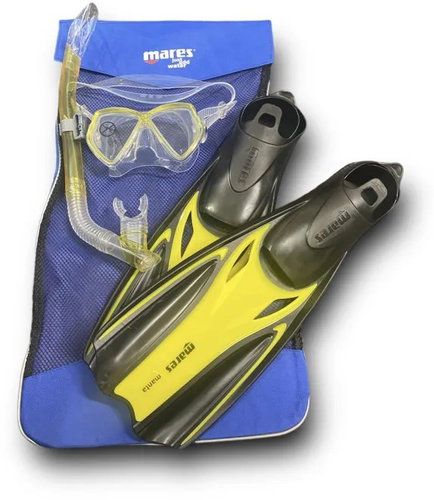 Mares kids set - mask + snorkel + fins + backpack (fins 34/35) - Diving Set - Main image