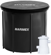 MARIMEX cooling tub round 90×80cm black with cartridge filtration 2026 - Cold Water Immersion Tub