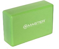 MASTER jóga kostka 23 × 15 × 7,5 cm, zelená - Yoga Block