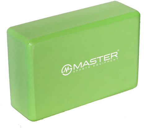 MASTER yoga cube 23 × 15 × 7,5 cm, green - Yoga Block - Main image