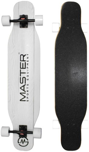 Master 42" Longboard dancing style, white wood - Longboard - Main image