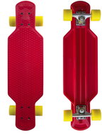 Master 29" Plastic Longboard, red - Longboard