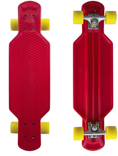 Master 29" Plastic Longboard, red - Longboard - Main image