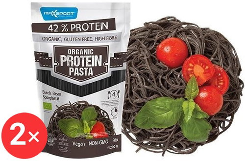 MaxSport ORGANIC PASTA black spaghetti 2pcs - Pasta - Main image
