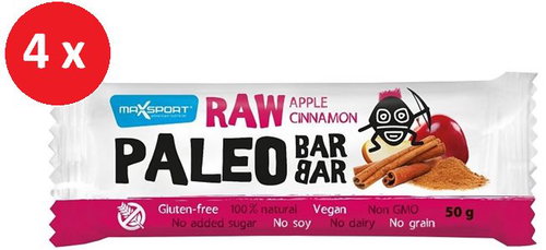 MAX SPORT RAW PALEO BAR Cinnamon Cinnamon 4x50g - Raw Bar - Main image