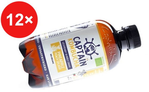 MAX SPORT Captain Kombucha ANANAS BROSKEV 12 pcs - Drink - Main image
