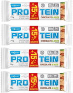 MaxSport Protein čokoláda & ořech GF + 15% 4 x 60 g - Proteinová tyčinka
