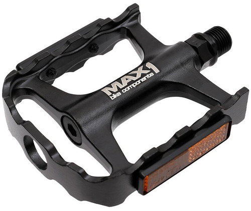MAX1 Pedals Tour XL bearing aluminium black Main image MAX1 Pedals Tour XL bearing aluminium black - Pedals - Main image