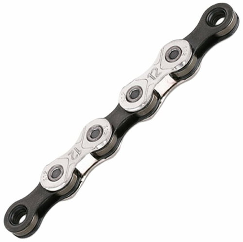 KMC Chain X-12 silver-black, PE, 126 links Main image KMC Chain X-12 silver-black, PE, 126 links - Bicycle Chain - Main image