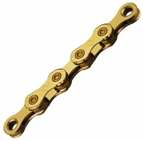 KMC Chain X-12-Ti-N gold, box, 126 links - Bicycle Chain - Main image