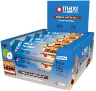 MaxiNutrition Waffle protein bar milk and hazelnut 12 × 40 g - Protein Bar