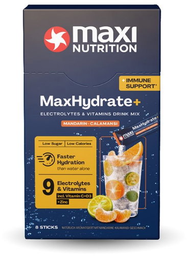 MaxiNutrition Electrolytes with vitamins for immunity, flavor tangerine Kalamansi 128 g (8 × 16 g) - Sports Drink - Main image
