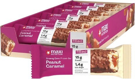 MaxiNutrition Creamy Core Protein Bar peanut caramel 12 × 45 g - Protein Bar - Main image