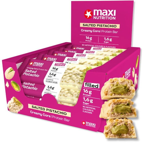 MaxiNutrition Creamy Core Bar Salted Pistachio 12 × 45 g - Protein Bar - Main image