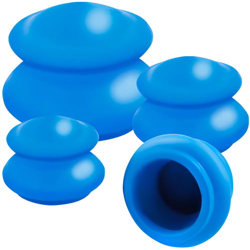 Soulima 19404 Čínské baňky gumové 4 ks - Massage Cups - Main image