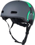 Micro helma LED Headphone green M - Prilba na bicykel