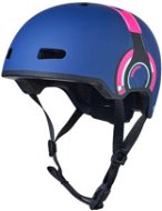 Micro Helmet LED Headphone pink M - Bike Helmet