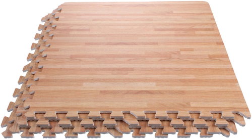 Woody fitness mat wood beech 4 pcs - Exercise Mat - Main image