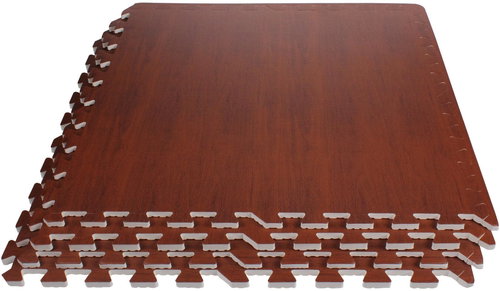 Woody fitness mat wood cherry 4 pcs - Exercise Mat - Main image