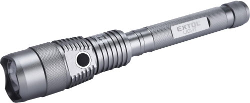 EXTOL LIGHT Flashlight 800lm CREE, USB Charging with Power Bank, CREE T6 LED - Work Light - Main image