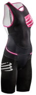 COMPRESSPORT Jumpsuit TR3 Aero Trisuit Woman Black, XS - Cycling Jersey