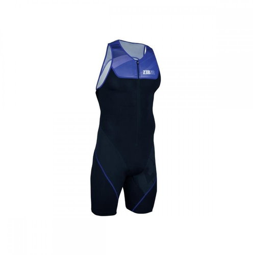 ZEROD Start Trisuit Front Zip Armada Black/Blue M - Cycling Jersey - Main image