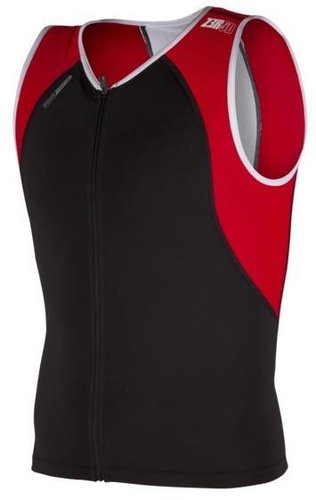 ZEROD uSinglet Red/Black/White L - Cycling Jersey - Main image