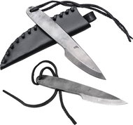 Madhammers Dagr forged knife with sheath, black - Hunting Knife