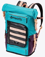 Meatfly Periscope, Emerald / Black / Old Fuchsia - City Backpack