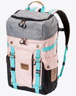 Meatfly Scintilla, Powder Pink / Grey Heather / Black - City Backpack