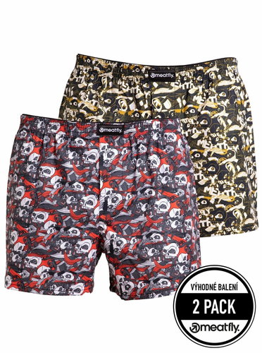 Meatfly 2Pack Agostino, Graveyard, S - Boxer Shorts - Main image