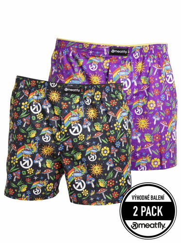 Meatfly 2Pack Agostino, Garden, S - Boxer Shorts - Main image
