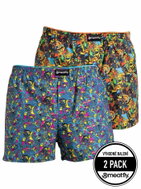 Meatfly 2Pack Agostino, Partyboi / Cityboi, S - Boxer Shorts