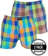 Meatfly 2Pack Doug, Orange/Brown, XL - Boxer Shorts
