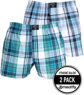 Meatfly 2Pack Doug, Green/Black, L - Boxer Shorts