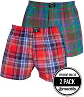 Meatfly 2Pack Doug, Pink/Green - Boxer Shorts