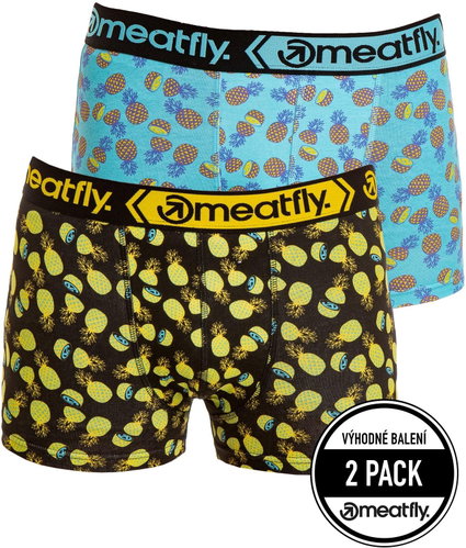 Meatfly 2Pack Balboa Boxershorts, Pineapple, M - Boxer Briefs - Main image