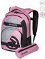 Meatfly Exile Dusty Rose/Grey 24 l - Školní batoh