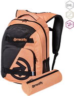 Meatfly Exile Peach/Charcoal 24 l - Školní batoh