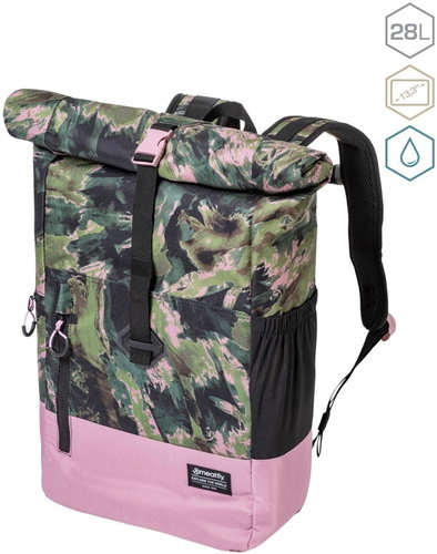 Meatfly Holler Olive Mossy/Dusty Rose 28 l - Školní batoh - Hlavní obrázek
