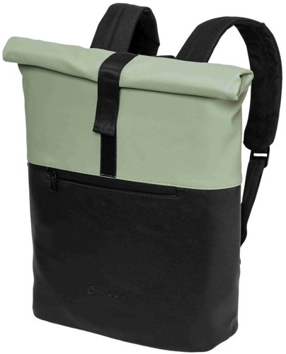 Meatfly Timothy backpack, Black / Olive Light - City Backpack - Main image