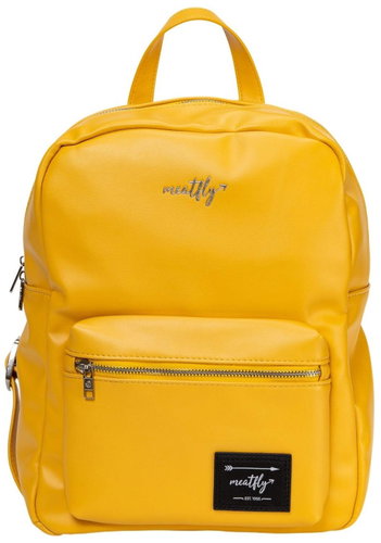Meatfly Vica backpack, Yellow Cream - City Backpack - Main image