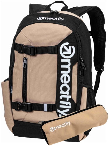 Meatfly Basejumper backpack, Nougath - School Backpack - Main image
