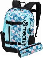 Meatfly Basejumper backpack, Petals - School Backpack