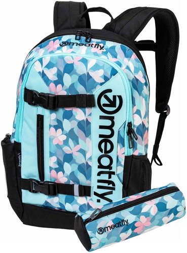 Meatfly Basejumper backpack, Petals - School Backpack - Main image