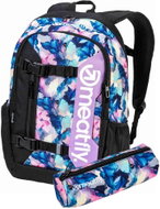 Meatfly Basejumper backpack, Bloom - School Backpack